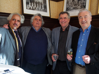 (from left) ICC Managing Editor Dr. Josef Chytry, ICC Editors Professors Giovanni Dosi, Glenn R. Carroll, and David J. Teece