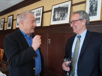 ICC Editor and Professor David J. Teece (left) and Research Policy Editor and Professor Martin Kenney